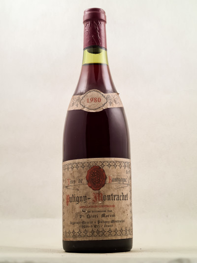 Moroni - Puligny Montrachet rouge 1980