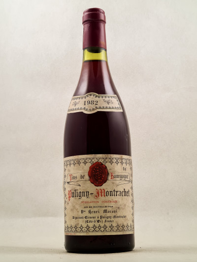 Moroni - Puligny Montrachet rouge 1982