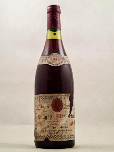 Moroni - Puligny Montrachet rouge 1980