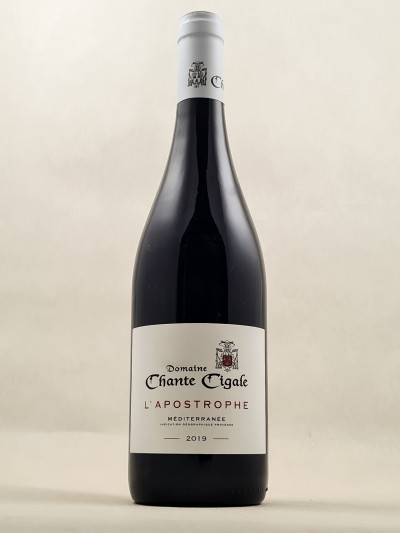 Domaine Chante Cigalle - IGP Méditerranée "L'Apostrophe" 2019