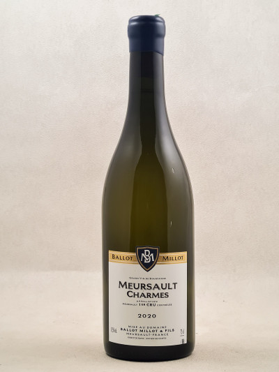 Ballot Millot - Meursault 1er cru "Charmes" 2020armes" 2020