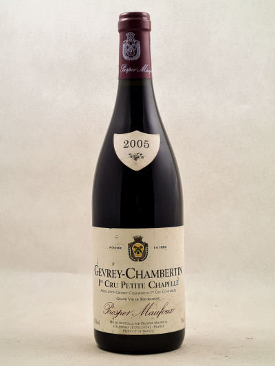 Prosper Maufoux - Gevrey Chambertin 1er cru "Petite Chapelle" 2005