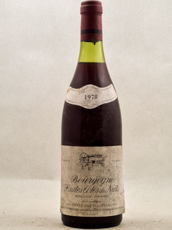 Caves des Hautes Côtes - Hautes Côtes de Nuits 1978