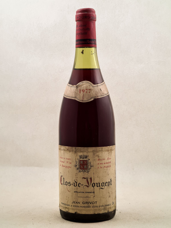 Jean Grivot - Clos Vougeot 1977