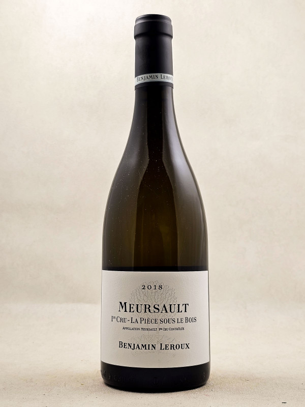 Benjamin Leroux - Meursault 1er Cru "La Pièce Sous le Bois" 2018