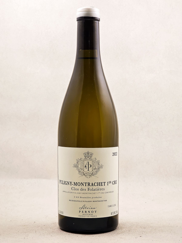 Alvina Pernot - Puligny Montrachet 1er Cru "Clos des Folatières" 2022