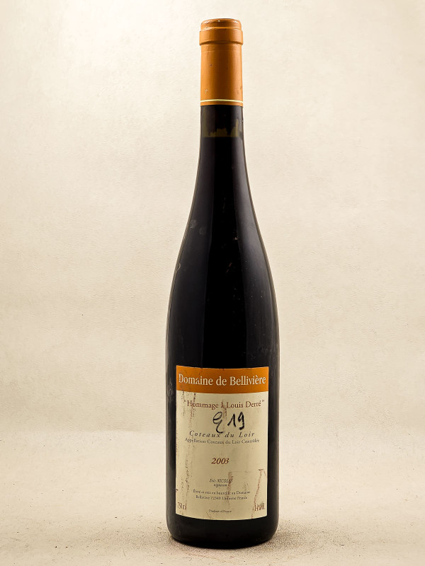 Domaine de Bellivière - Coteaux du Loir "Hommage à Louis Derré" 2003