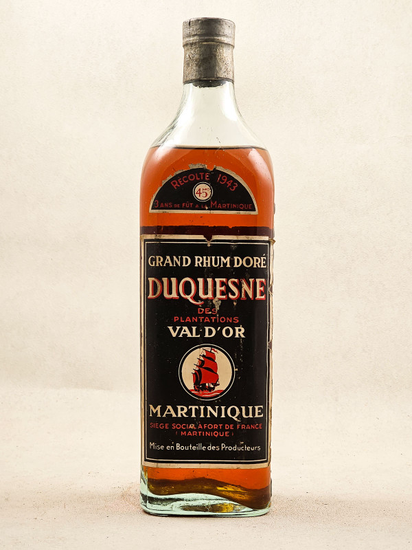 Duquesne - Rhum Plantations Val d'Or 1943