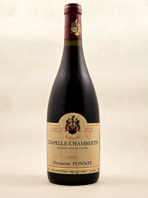 Ponsot - Chapelle Chambertin 1992