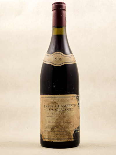 G.Bartet - Gevrey Chambertin 1er Cru "Clos Saint Jacques" 1989