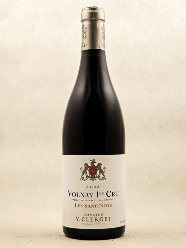 Yvon Clerget - Volnay 1er Cru "Les Santenots" 2022
