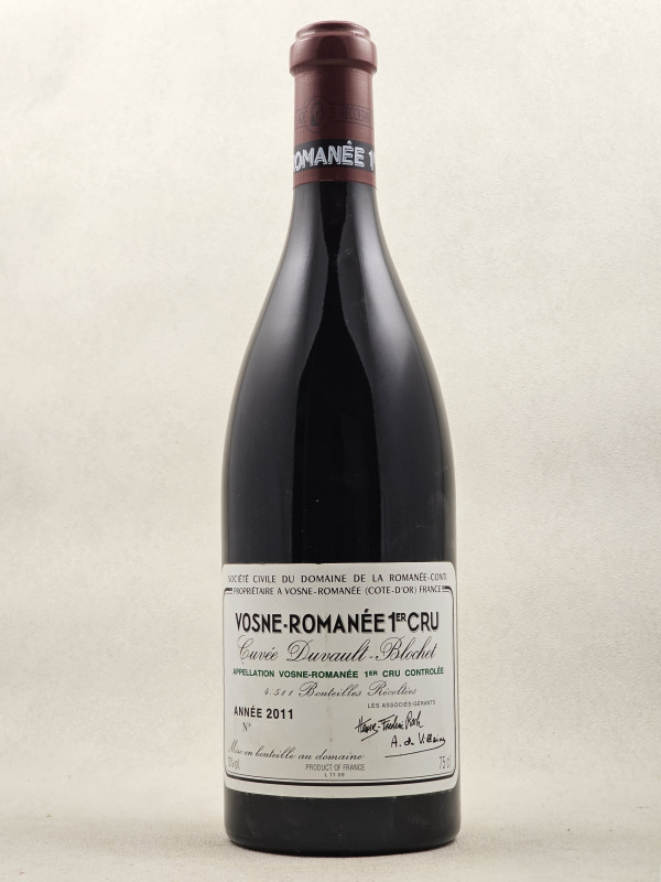 Romanée Conti - Vosne Romanée 1er cru "Cuvée Duvault Blochet" 2011