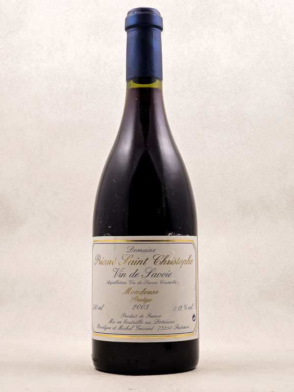 Prieuré Saint Christophe Michel Grisard - Vin de Savoie "Mondeuse" 2003
