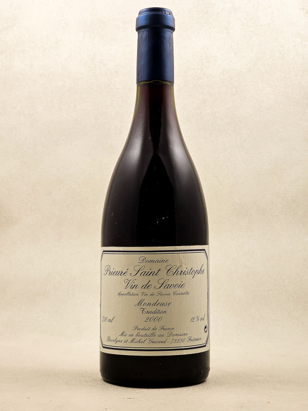Prieuré Saint Christophe Michel Grisard - Vin de Savoie "Mondeuse" 2000
