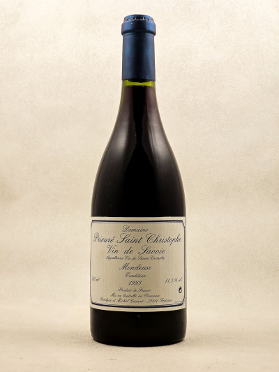 Prieuré Saint Christophe Michel Grisard - Vin de Savoie "Mondeuse" 1993