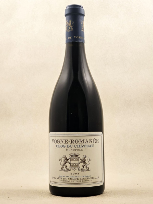 Liger Belair - Vosne Romanée "Clos du Château" Monopole 2003