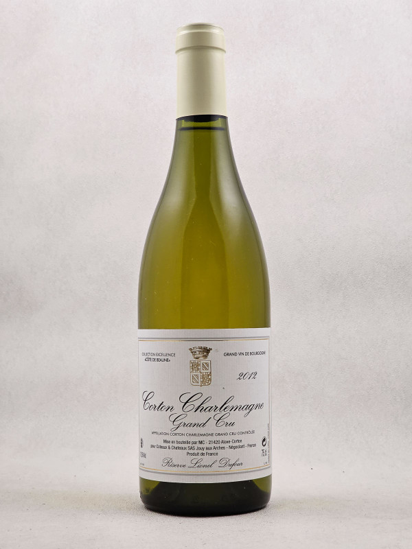 Lionel Dufour - Corton Charlemagne 2012