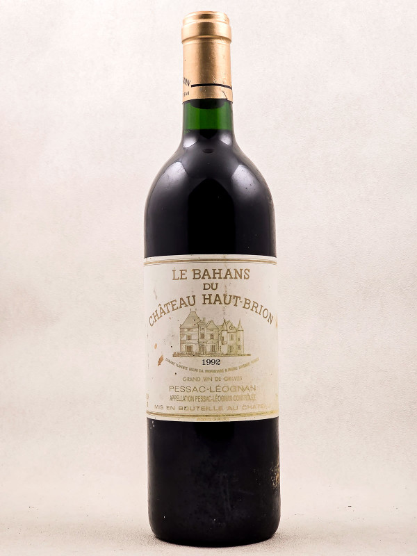 Le Bahans Haut Brion - Pessac Léognan 1992