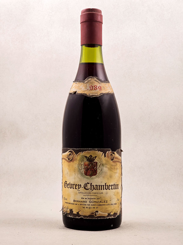 Bernard Gonzalez - Gevrey Chambertin 1989
