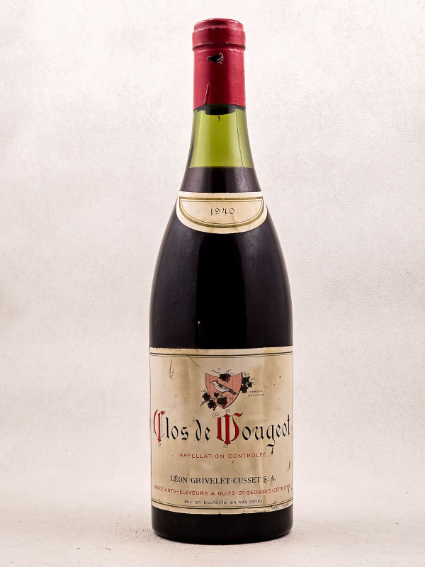 Grivelet-Cusset - Clos Vougeot 1940