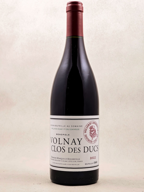 Marquis d'Angerville - Volnay 1er cru "Clos des Ducs" 2022