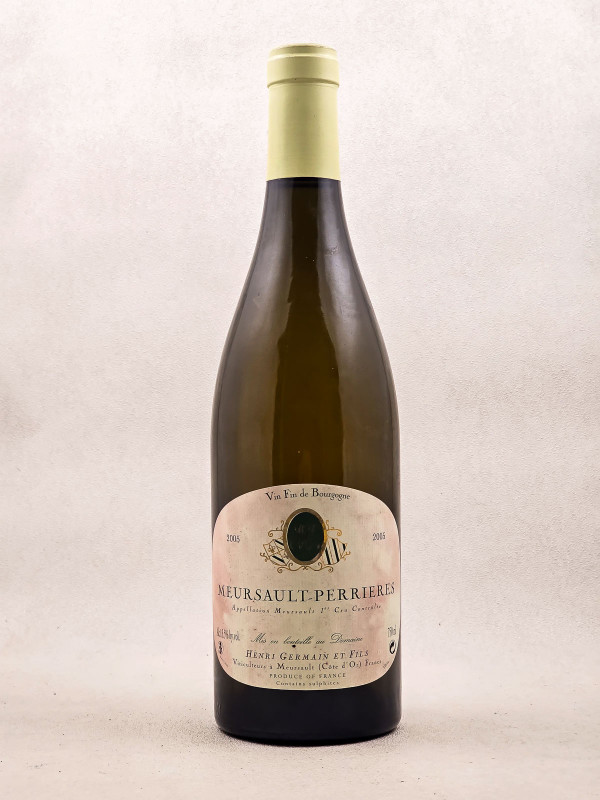 Henri Germain - Meursault 1er cru "Perrières" 2005Perrières" 2021