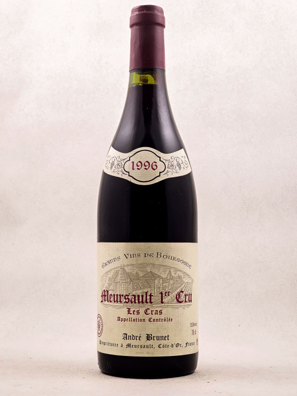 André Brunet- Meursault 1er cru "Les Cras" 1996