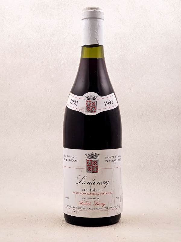 Hubert Lamy - Santenay "Clos des Hâtes" 1992