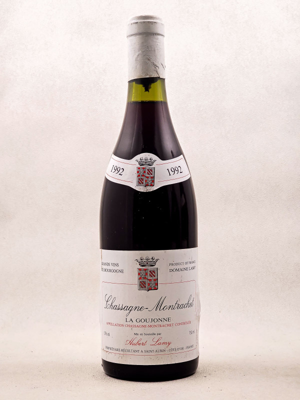 Hubert Lamy - Chassagne Montrachet rouge "La Goujonne" 1992