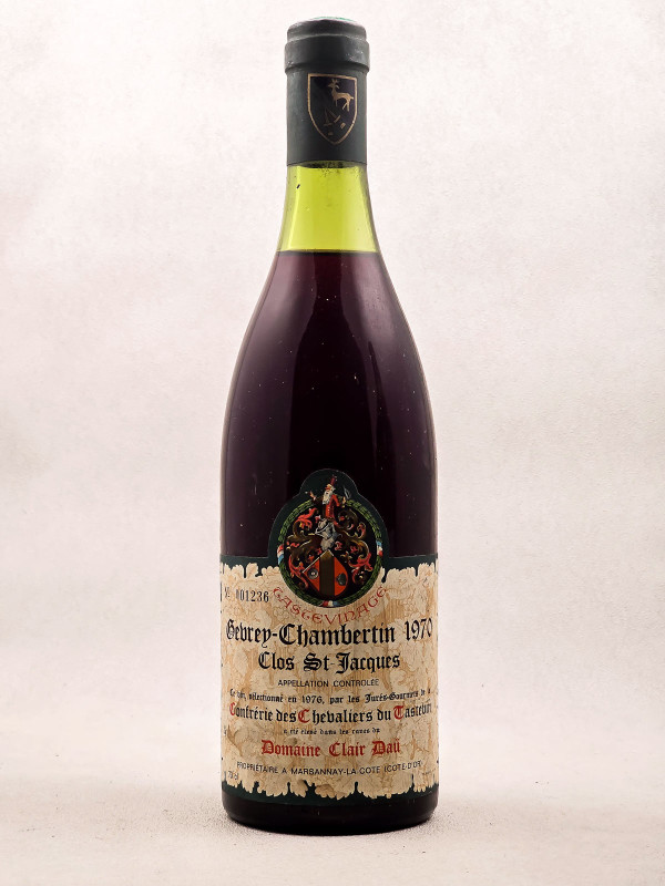Clair Daü - Gevrey Chambertin 1er cru "Clos Saint Jacques" 1970