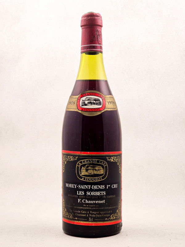 Chauvenet - Morey St-Denis 1er cru "Les Sorbets" 1979