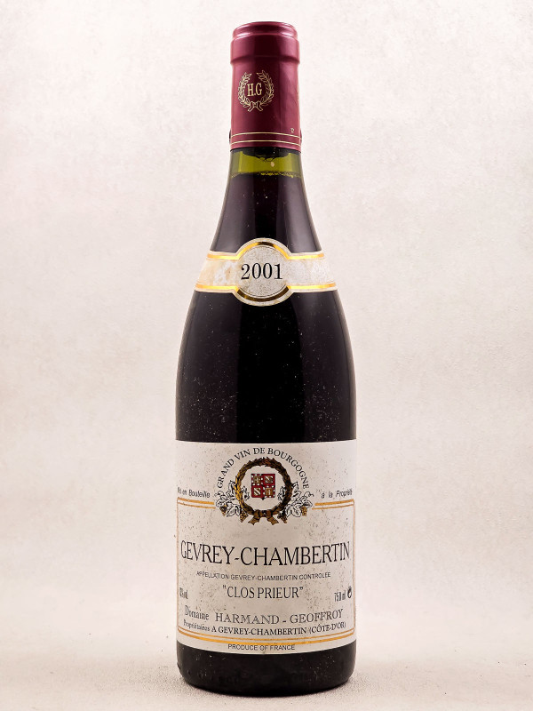 Harmand-Geoffroy - Gevrey Chambertin "Clos Prieur" 2001