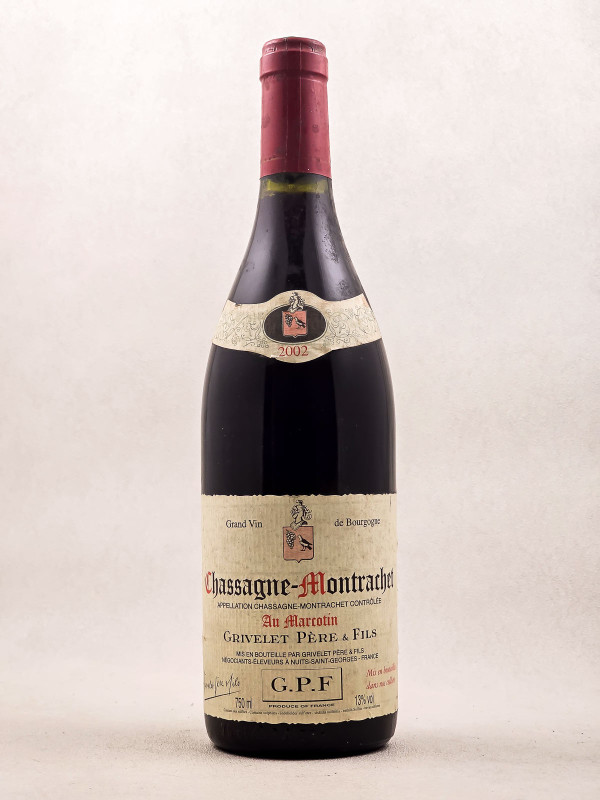 Grivelet Père et Fils - Chassagne - Montrachet rouge "Au Marcotin" 2002