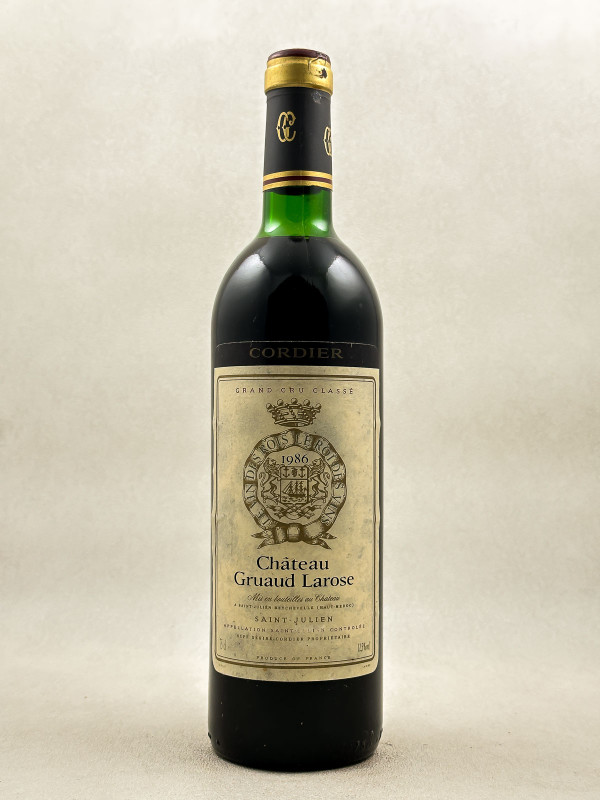 Gruaud Larose - Saint Julien 1986