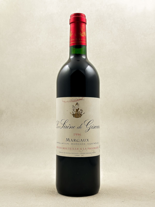 La Sirène de Giscours - Margaux 1996