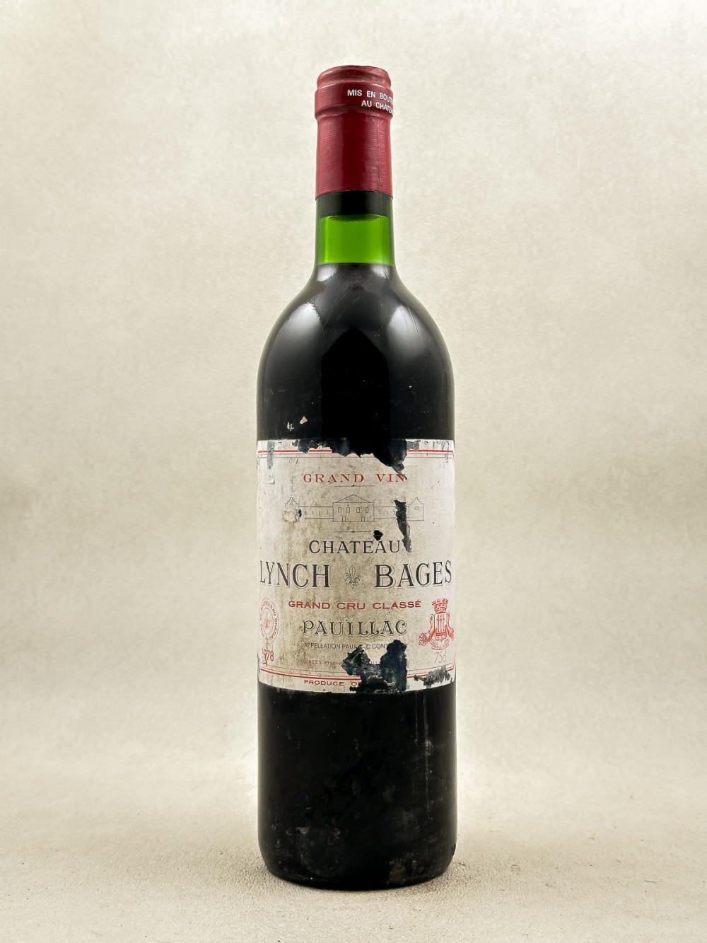 Chateau Lynch Bages 1978 赤ワイン Chateau Lynch Bages 1978 赤ワイン
