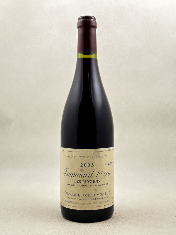 Joseph Voillot - Pommard 1er Cru "Les Rugiens" 2003
