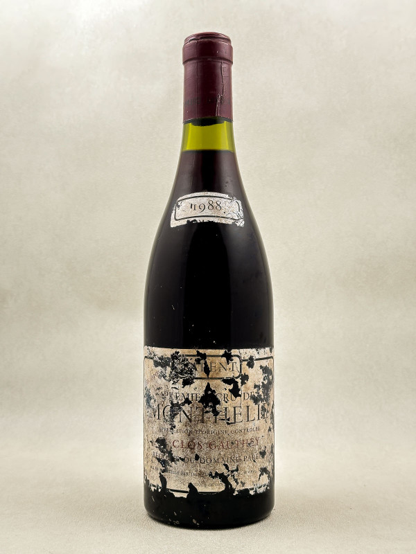 Parent - Monthelie 1er cru "Clos Gauthey" 1988