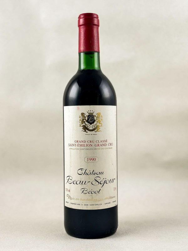 Beau-Séjour Bécot - Saint Emilion 1990