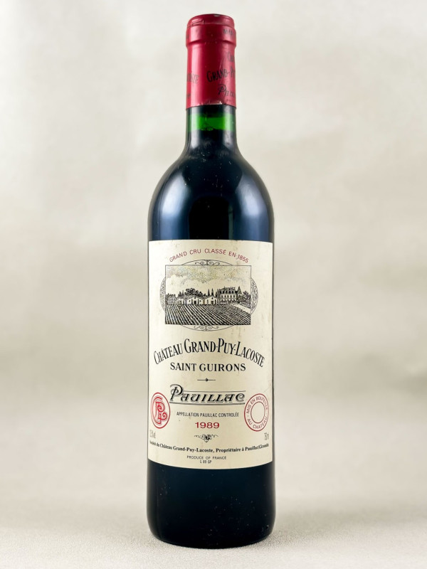 Grand Puy Lacoste - Pauillac 1989