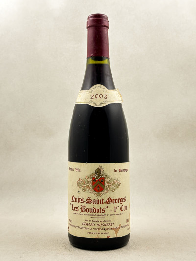 Gérard Mugneret - Nuits St Georges 1er cru "Les Boudots" 2003