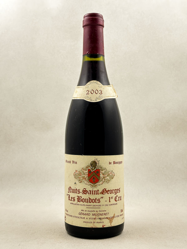 Gérard Mugneret - Nuits St Georges 1er cru "Les Boudots" 2003