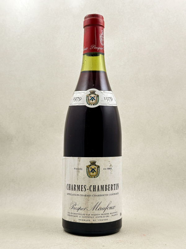 Prosper Maufoux - Charmes Chambertin 1979