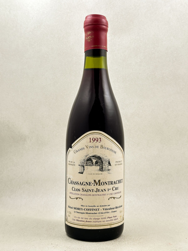 Morey-Coffinet - Chassagne Montrachet Rouge 1er Cru "Clos St Jean" 1993