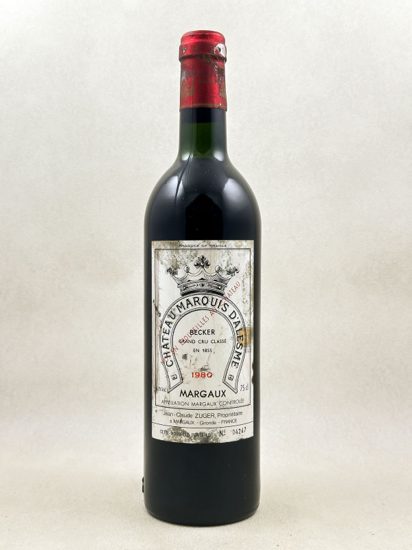Marquis d'Alesme - Margaux 1980