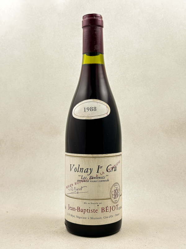 Jean-Baptiste Béjot - Volnay 1er Cru "Santenots" 1988