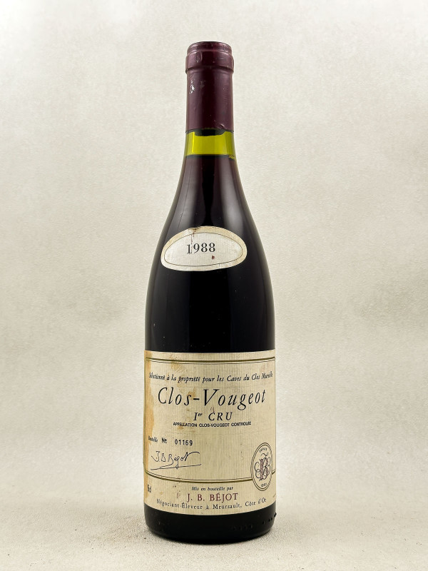 Jean-Baptiste Béjot - Clos Vougeot 1988