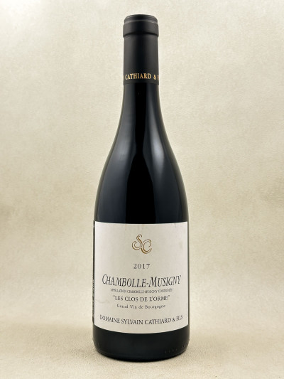 Sylvain Cathiard - Chambolle Musigny "Les Clos de l'Orme" 2017