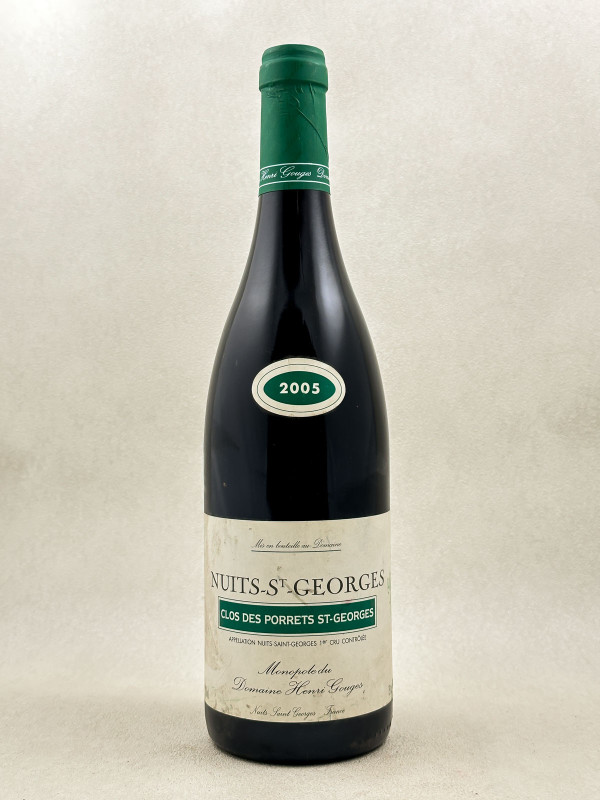 Henri Gouges - Nuits Saint Georges 1er cru "Clos des Porrets St Georges" 2005