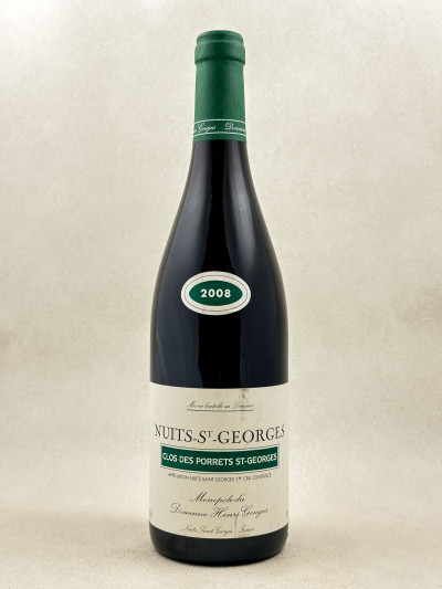 Henri Gouges - Nuits Saint Georges 1er cru "Clos des Porrets St Georges" 2008